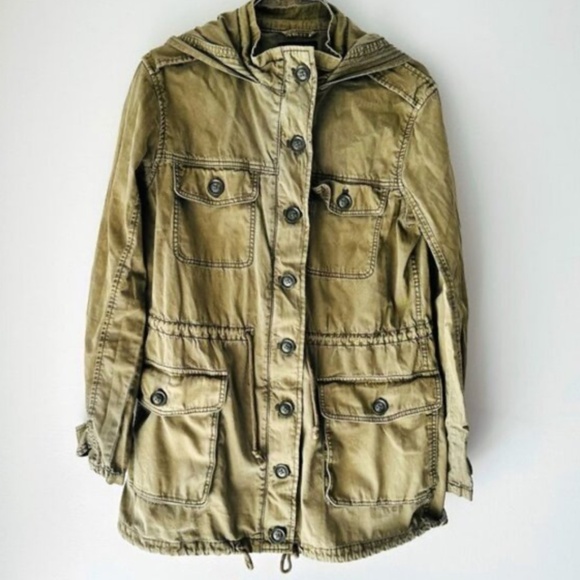 Aritzia Talula military utility hooded jacket in small - Picture 4 of 9